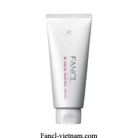 Kem rửa mặt Fancl BC Facial washing cream sạch sâu chống lão hoá của Nhật 90g