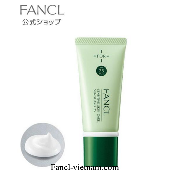 Kem chống nắng Fancl Sensitive care sungard 25 cho da khô nhạy cảm của Nhật 30g