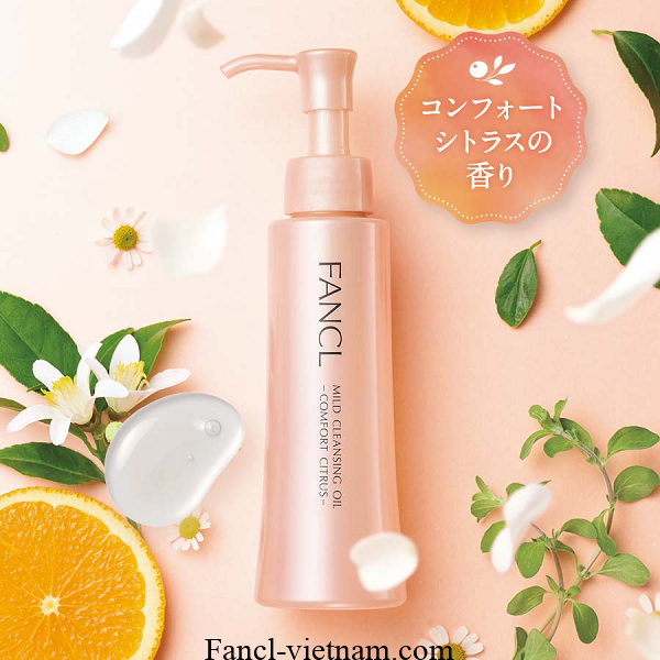 Dầu tẩy trang Fancl mild cleansing oild comfort citrus 120ml