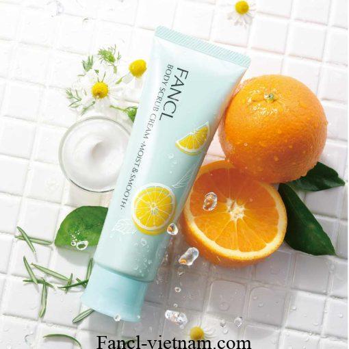 Kem tẩy tế bào chết toàn thân fancl moist and smooth